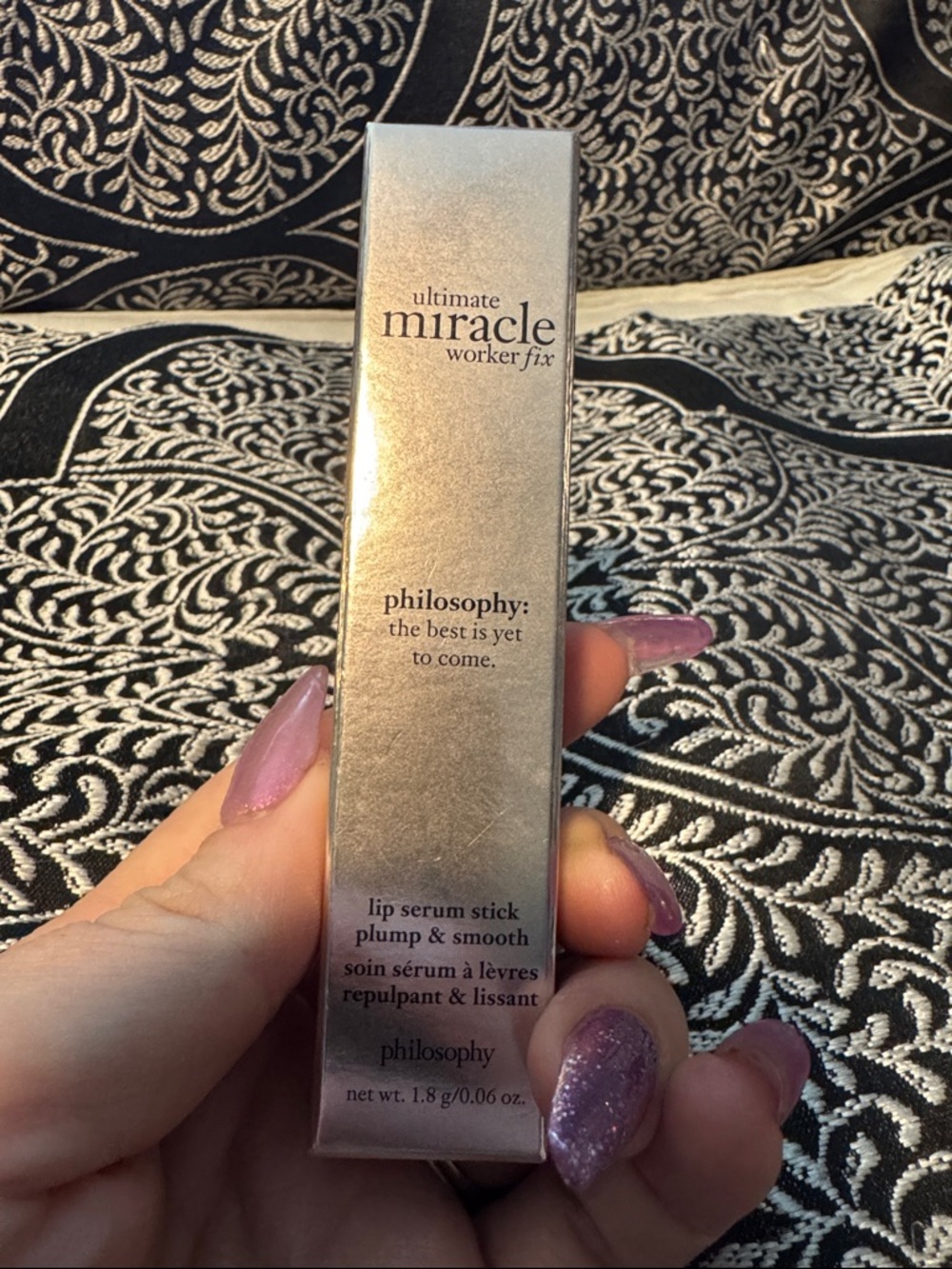 Philosophy Ultimate Miracle Worker Fix Lip Serum Stick - Silver Packaging